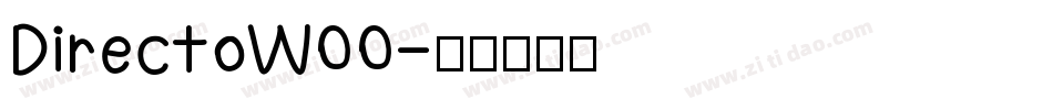 DirectoW00字体转换
