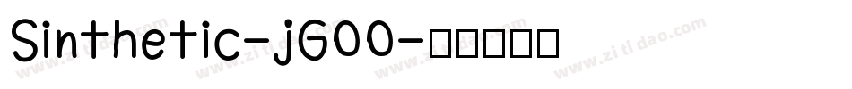 Sinthetic-jG00字体转换