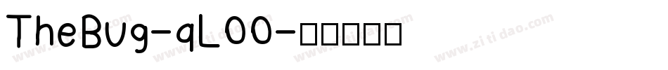TheBug-qL00字体转换