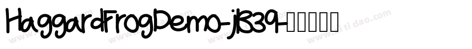 HaggardFrogDemo-jB39字体转换