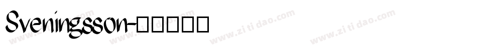 Sveningsson字体转换