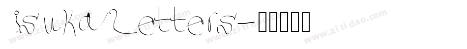 IsukaLetters字体转换
