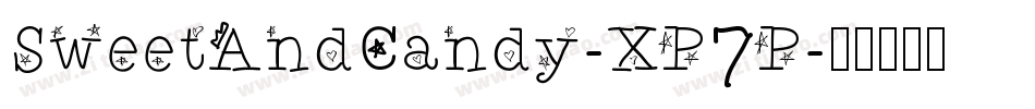 SweetAndCandy-XP7P字体转换