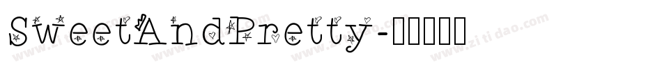 SweetAndPretty字体转换