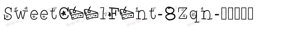 SweetCoolFont-8Zqn字体转换