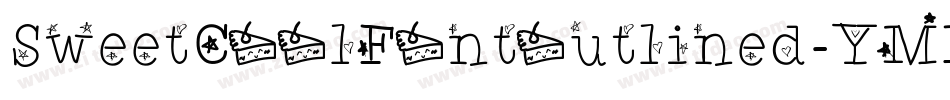 SweetCoolFontOutlined-YMB2字体转换