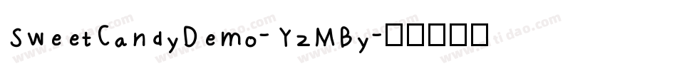 SweetCandyDemo-YzMBy字体转换