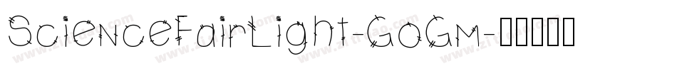 ScienceFairLight-GoGm字体转换