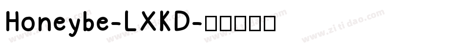 Honeybe-LXKD字体转换