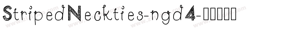 StripedNeckties-ngd4字体转换