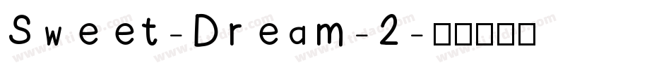 Sweet-Dream-2字体转换