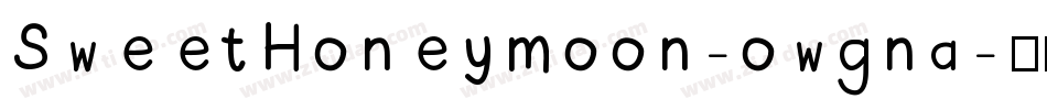 SweetHoneymoon-owgna字体转换