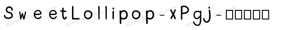 SweetLollipop-xPgj字体转换