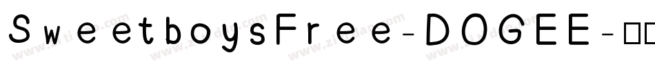 SweetboysFree-DOGEE字体转换