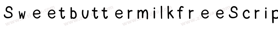 SweetbuttermilkfreeScript-1GDvB字体转换