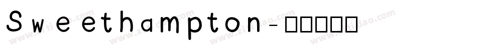 Sweethampton字体转换