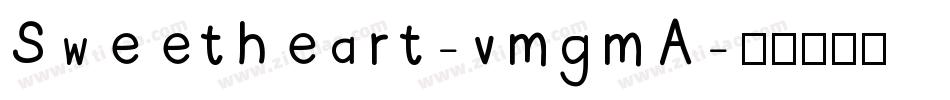 Sweetheart-vmgmA字体转换