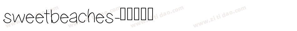sweetbeaches字体转换