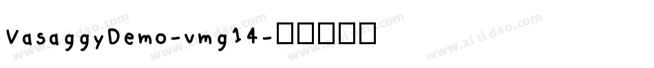 VasaggyDemo-vmg14字体转换