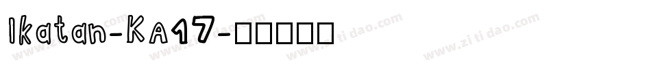 Ikatan-KA17字体转换