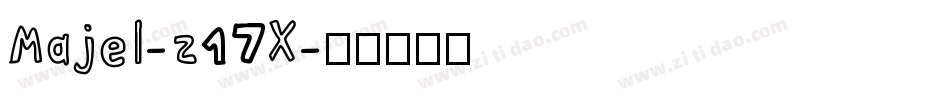 Majel-z17X字体转换