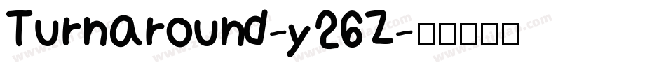 Turnaround-y26Z字体转换