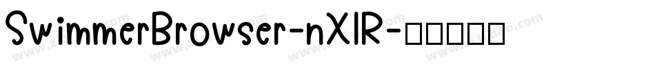SwimmerBrowser-nXlR字体转换