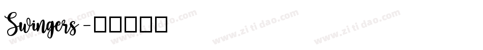 Swingers字体转换