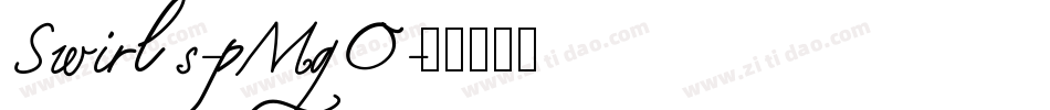 Swirls-pMgO字体转换