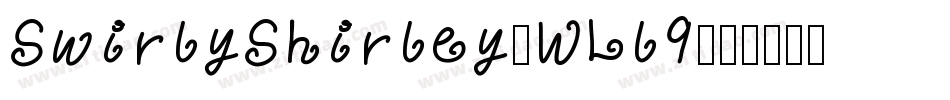 SwirlyShirley-WLl9字体转换