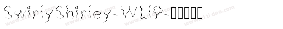 SwirlyShirley-WLl9字体转换