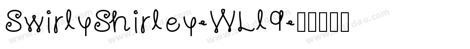 SwirlyShirley-WLl9字体转换