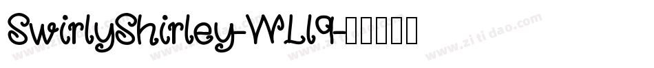 SwirlyShirley-WLl9字体转换