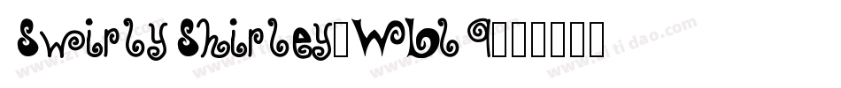 SwirlyShirley-WLl9字体转换