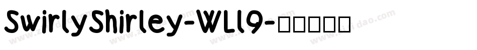 SwirlyShirley-WLl9字体转换
