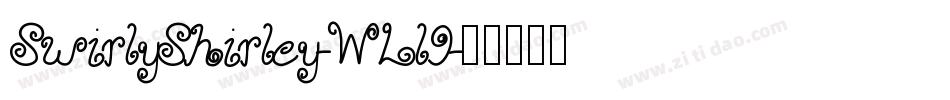 SwirlyShirley-WLl9字体转换