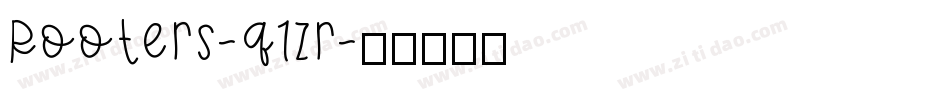 Rooters-q1zr字体转换