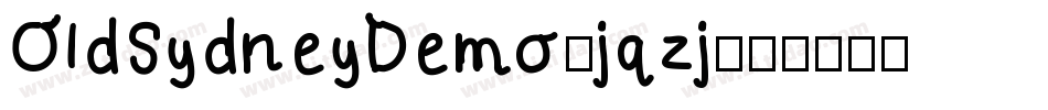 OldSydneyDemo-jqzj字体转换