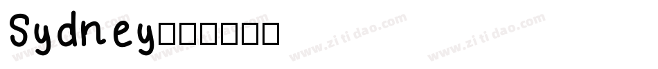 Sydney字体转换