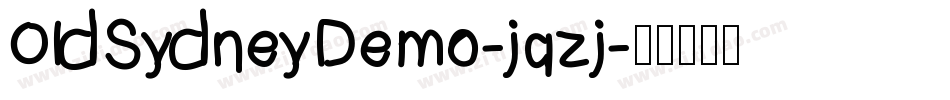 OldSydneyDemo-jqzj字体转换
