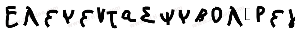 ElementaSymbol-Regular字体转换