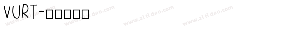 VURT字体转换