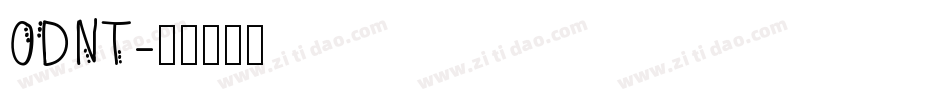 ODNT字体转换