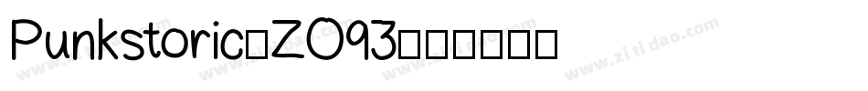 Punkstoric-ZO93字体转换