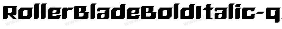 RollerBladeBoldItalic-qZZwV字体转换