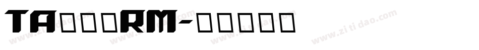 TA優美筆RM字体转换