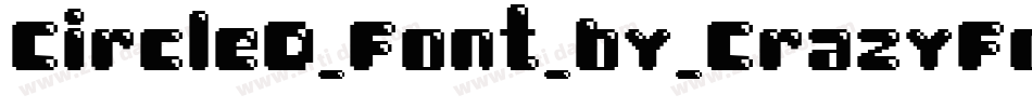 CircleD_Font_by_CrazyForMusic字体转换