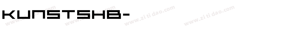 KUNSTSHB字体转换