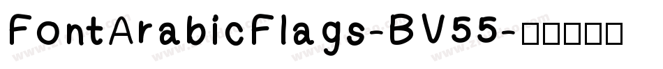 FontArabicFlags-BV55字体转换