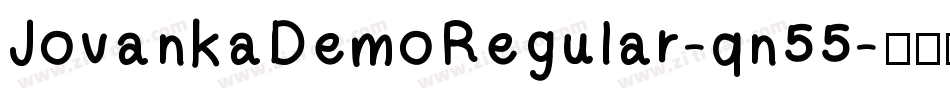 JovankaDemoRegular-qn55字体转换